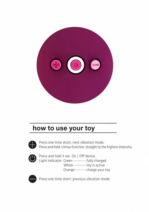 Гибкий вибратор Ombra, 12,5 см, силикон, розовый