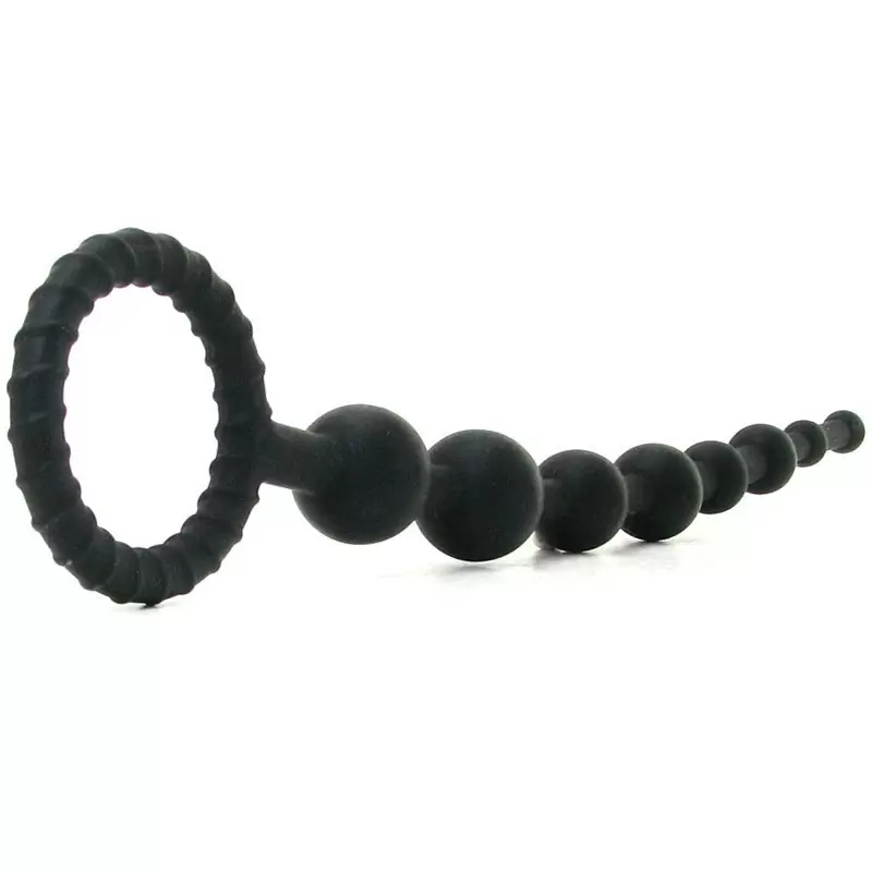 Гибкая анальная цепочка Booty Call X-10 - Black