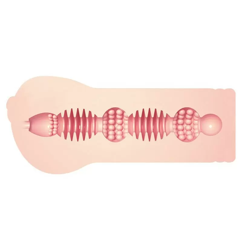 Небольшой мастурбатор вагина Yuki – телесный