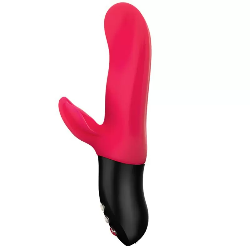 Пульсирующий вибратор-кролик Fun Factory Bi Stronic Fusion 21,5 см, с функцией толчков, красный