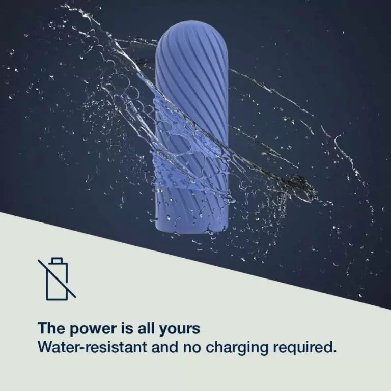 Инновационный мастурбатор Arcwave Ghost Pocket Stroker Blue, 10 см, силикон, голубой