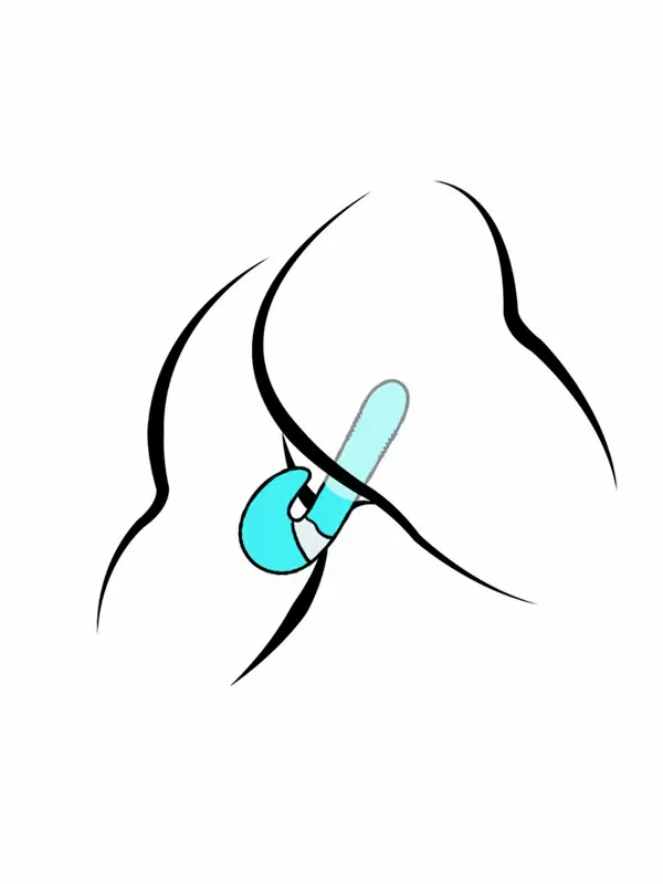 Изогнутый вибратор Youvic, 23,9 см, 10 режимов, силикон, бирюзовый