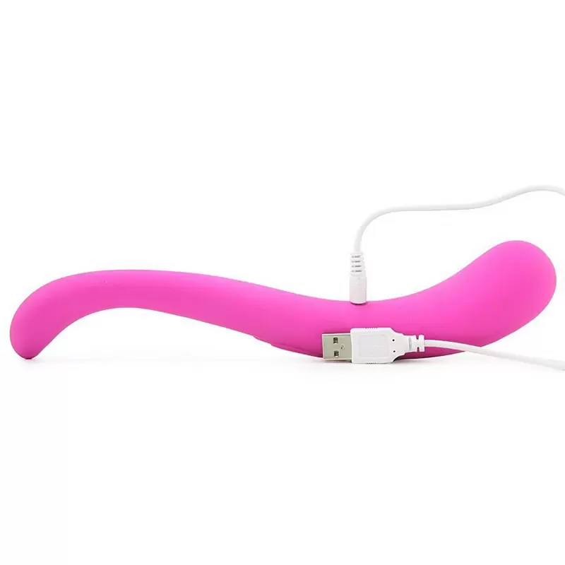 Двухсторонний вибромассажер Celeste 9Х для стимуляции точки G – розовый