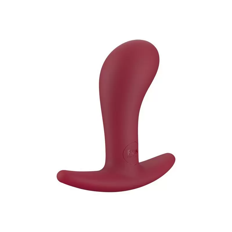 Компактная анальная пробка Fun Factory Bootie Small, 7,5 см, силикон, бордовая