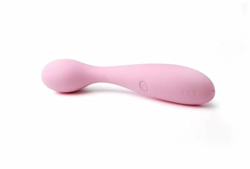 Keri розовый вибромасажер эргономичной формы 