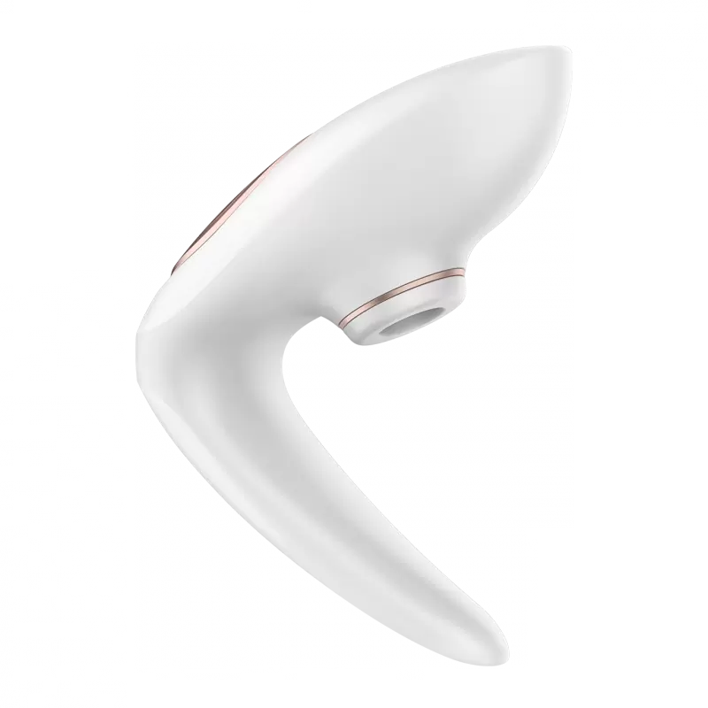 Вакуумно-волновой вибратор для пар Satisfyer Pro 4 Couples, 11,5 см, 10 режимов, белый с золотом