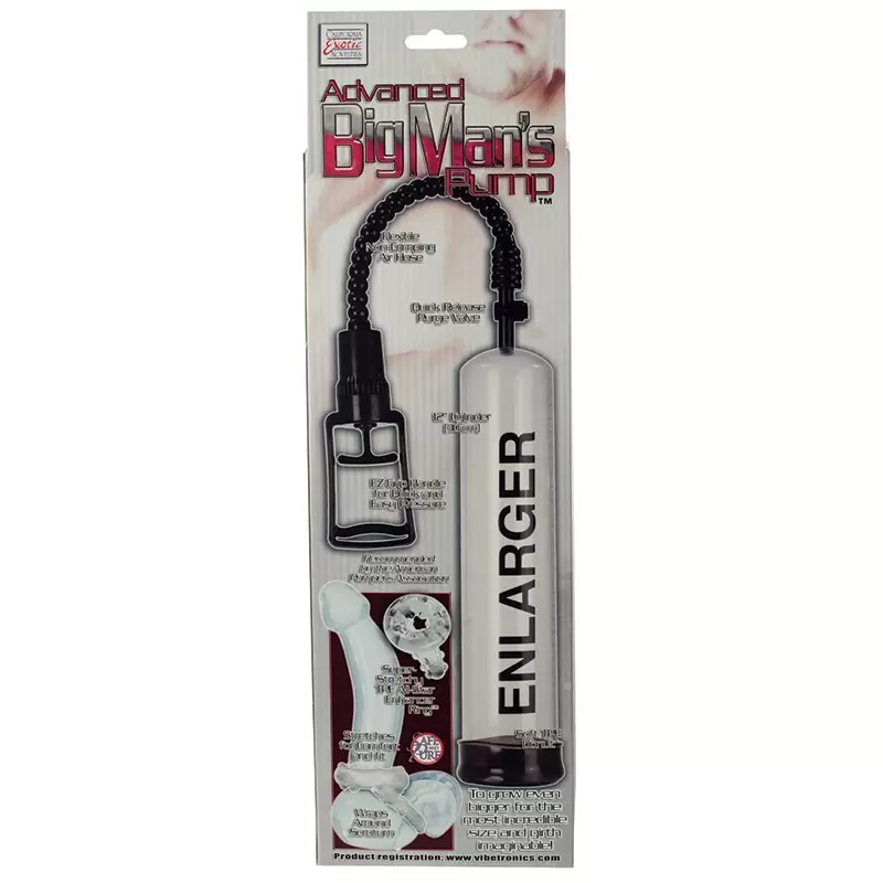 Вакуумная помпа Advanced Big Man's Penis Pump – черная