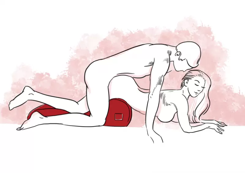 Анатомическая подушка для любви Liberator Retail Hipster - фиолетовый