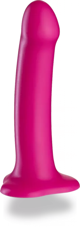 Крупный фаллоимитатор Fun Factory Magnum, с изогнутой головкой,18 см, силикон, смородиновый