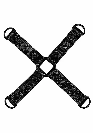 Крестообразный фиксатор с наручниками и наножниками Luxury Hogtie 