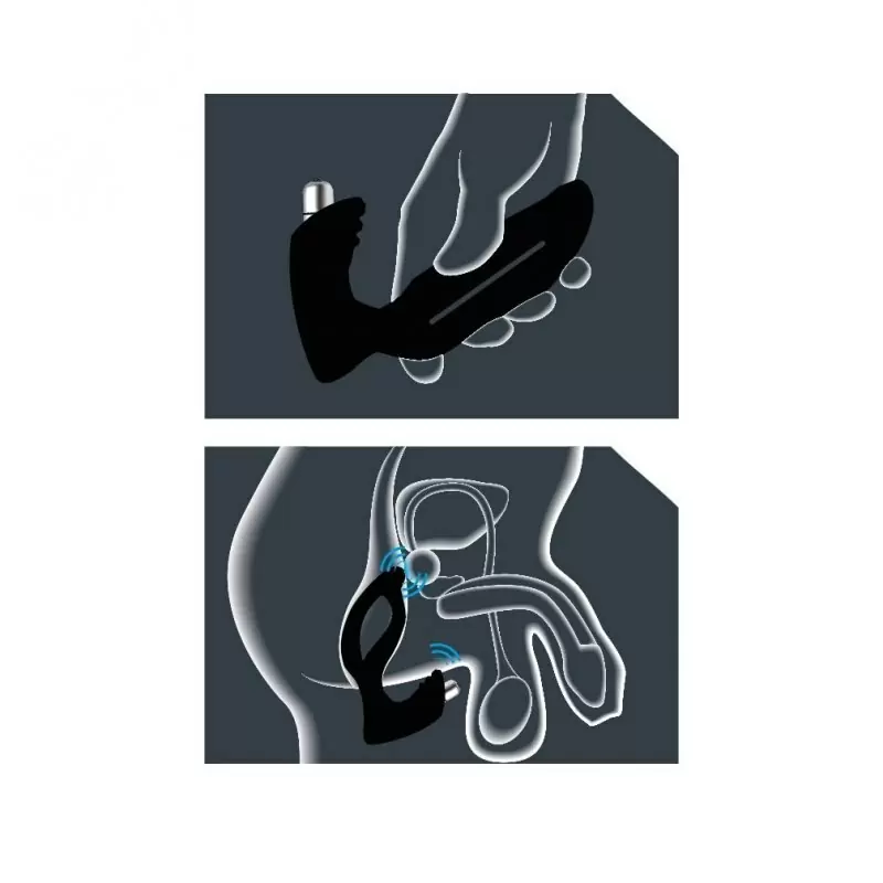 Стимулятор простаты Xpander X4+ PowerRocket M - черный