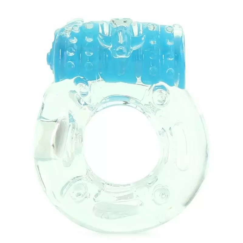 Виброкольцо на пенис ColorPop Quickie Screaming O Plus утолщенное – синий