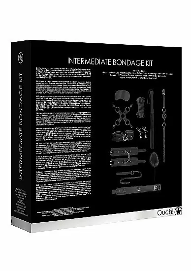 Набор для бондажа Intermediate Bondage Kit цвет черный