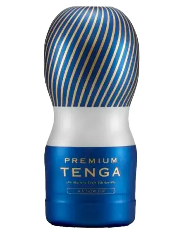 Нереалистичный мастурбатор Tenga Premium Air Flow Cup, 15,5 см, ТПЭ, белый