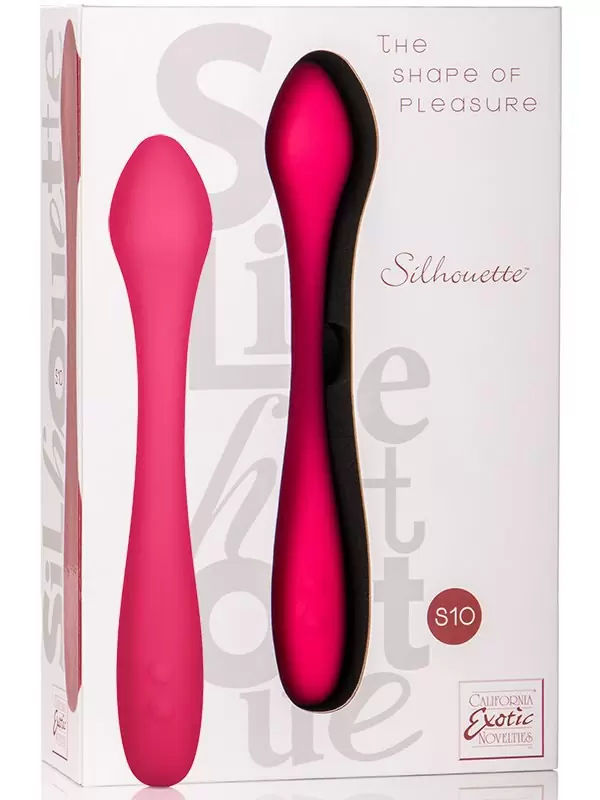 Вибромассажер Silhouette S10 перезаряжаемый – красный