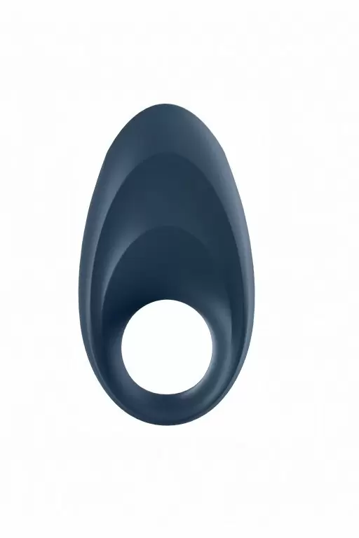 Эрекционное кольцо Mighty One с возможностью управления через приложение - черный