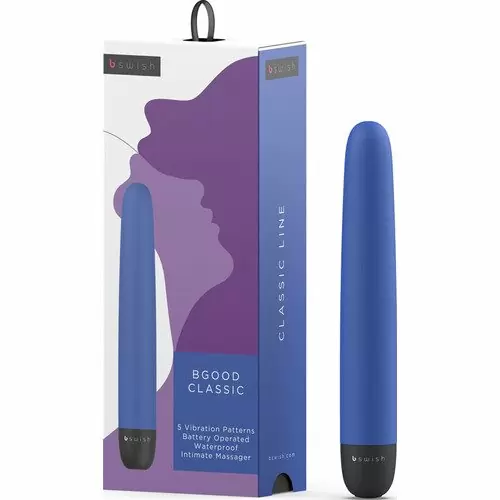 Вибратор Bswish Bgood Classic Denim. Синий