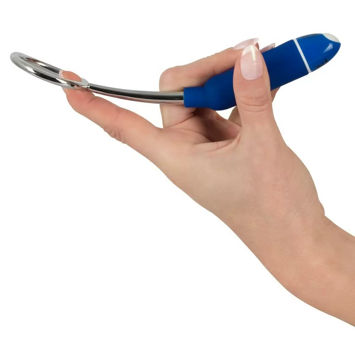 Компактная петля-стимулятор головки ORION, синяя, 7 режимов, силикон