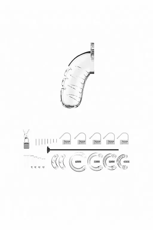 Мужской пояс верности Cock Cage Model 17 Chastity 5.5
