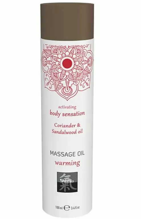 Массажное масло warming - Кориандр & масло сандала 100 мл.