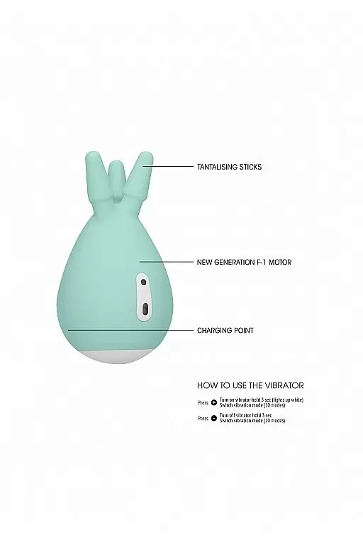 Клиторальный стимулятор Luscious (зеленый)