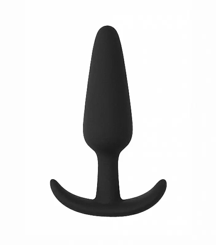Анальная пробка для ношения Slim Butt Plug, 8,3 см, силикон, черный 