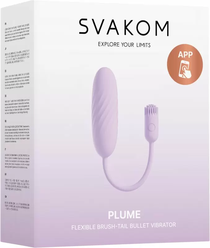 Виброяйцо Plume, лиловый