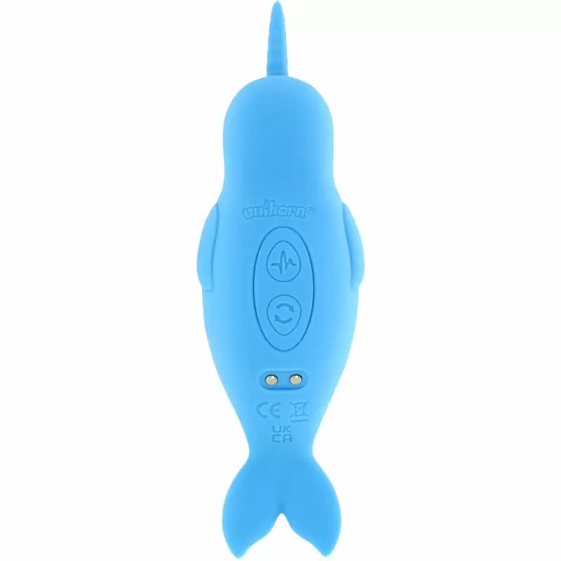 Вибромассажер Unihorn of the Sea – Neigh Mo с точечной стимуляцией, голубой