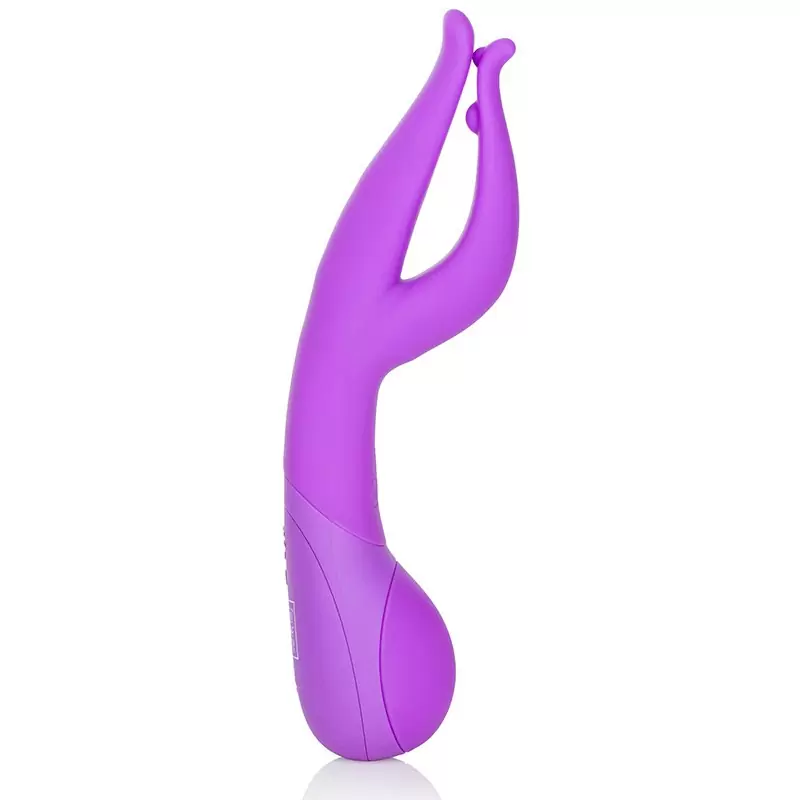 Вибромассажер Impress Dual Kiss со стимуляцией клитора – фиолетовый