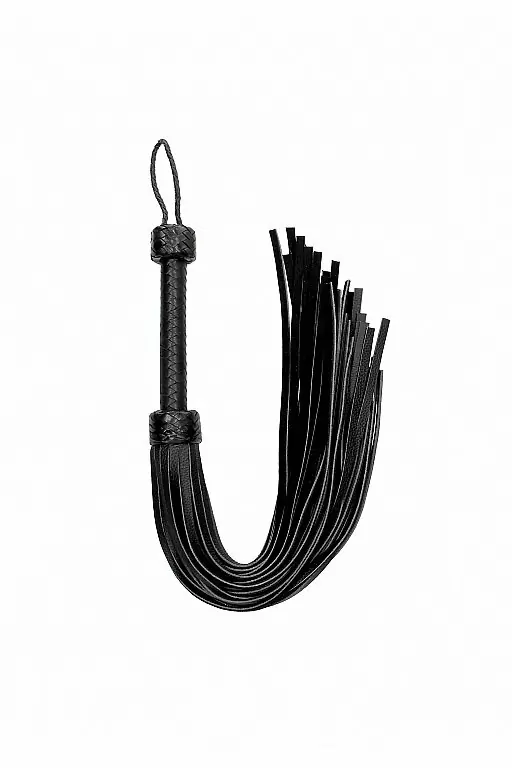 Многохвостая гладкая плеть (флогер) Heavy Leather Tail Flogger
