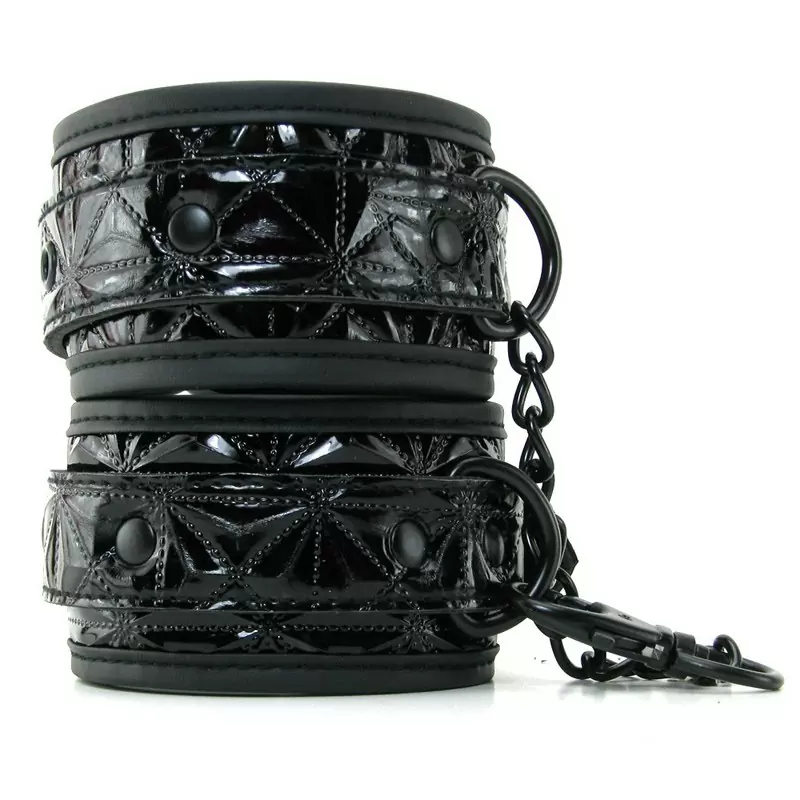 Наручники соединенные цепью Sinful Wrist Cuffs – черные