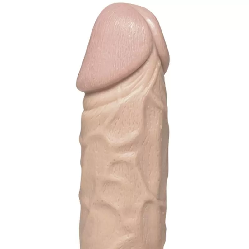 Гигантский вибромассажер реалистик XXLarge Fat Cock с мошонкой – телесный