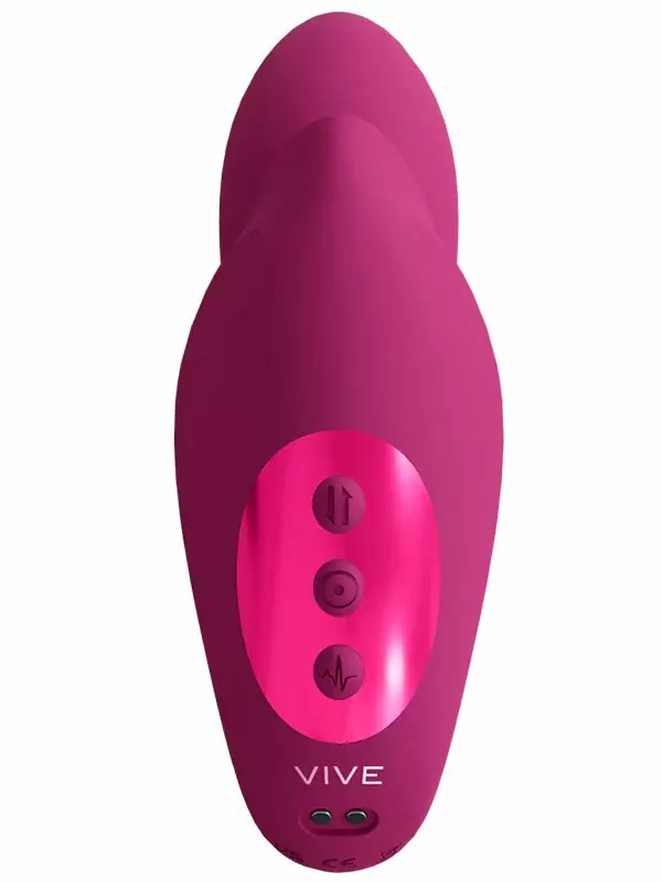 Вибратор Shots Toys Yuki, 10 скоростей, с массажными шариками, розовый