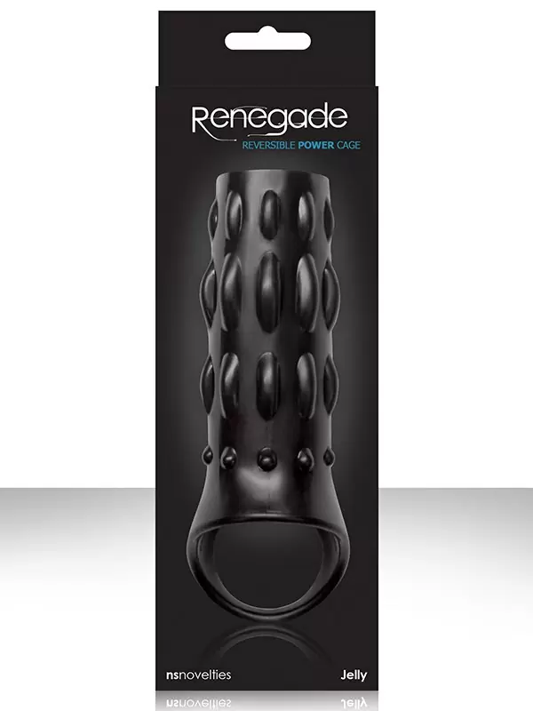 Насадка на пенис Renegade Reversible Power Cage – черная