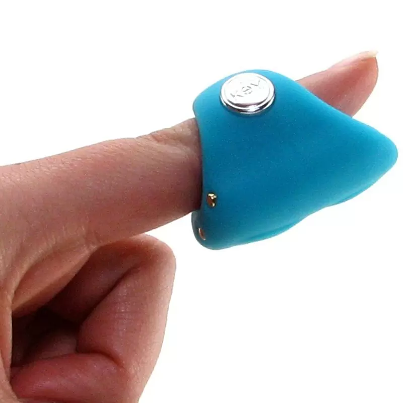 Водонепроницаемый вибромассажер на палец Pyxis - Blue