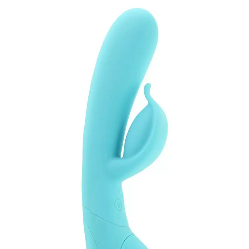 Вибромассажер Impress Dove со стимуляцией клитора – голубой