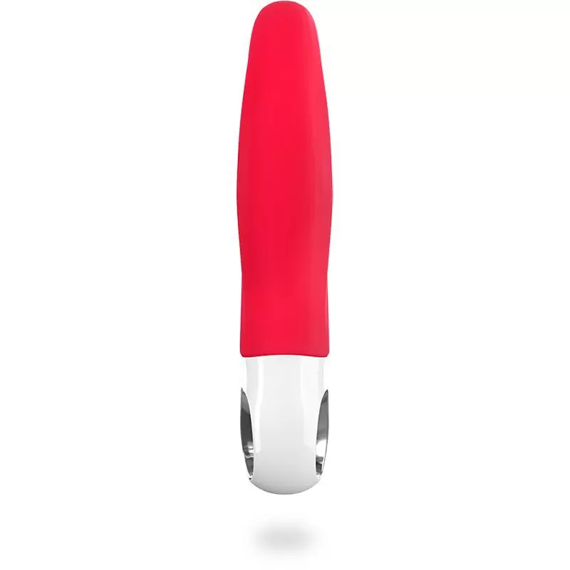 Мощный вибратор-кролик Fun Factory Lady Bi, 2 мотора, 12 режимов, силикон, красный