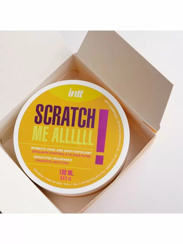 Очищающий скраб для тела Intt Cosmetics Scratch Me ALLLLLL, стимулирует обновление, 100 мл