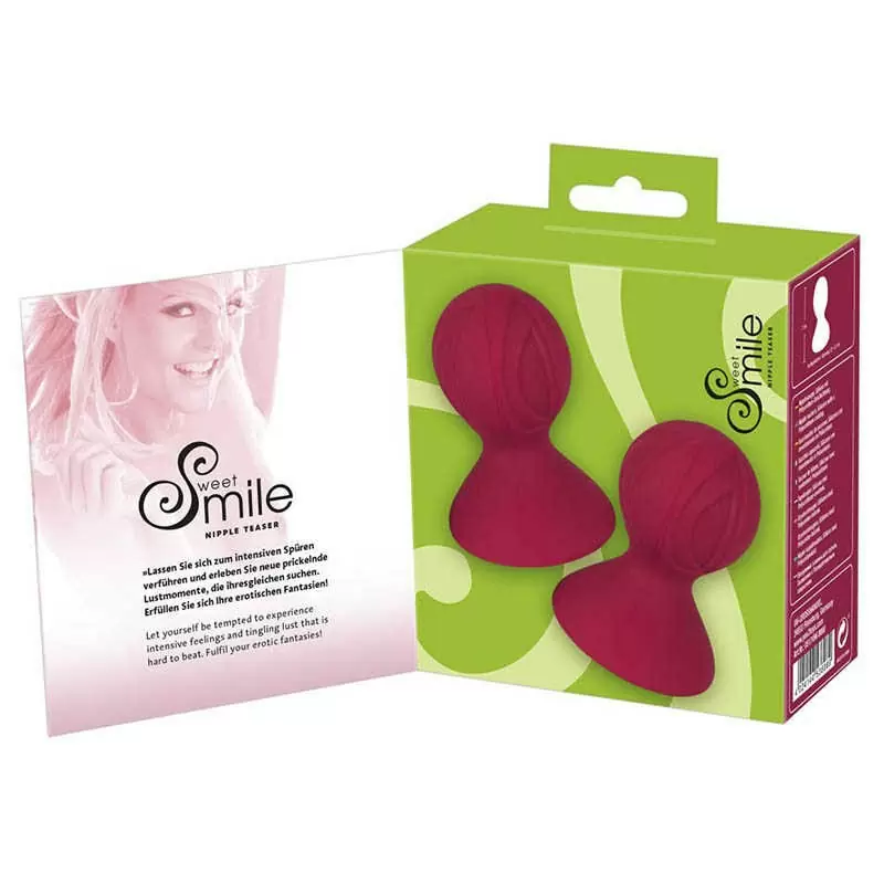 Помпы для сосков Smile Nipple Teaser - красный