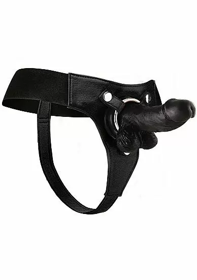 Страпон из резины Realistic - 6 Inch - Strap-On - Black