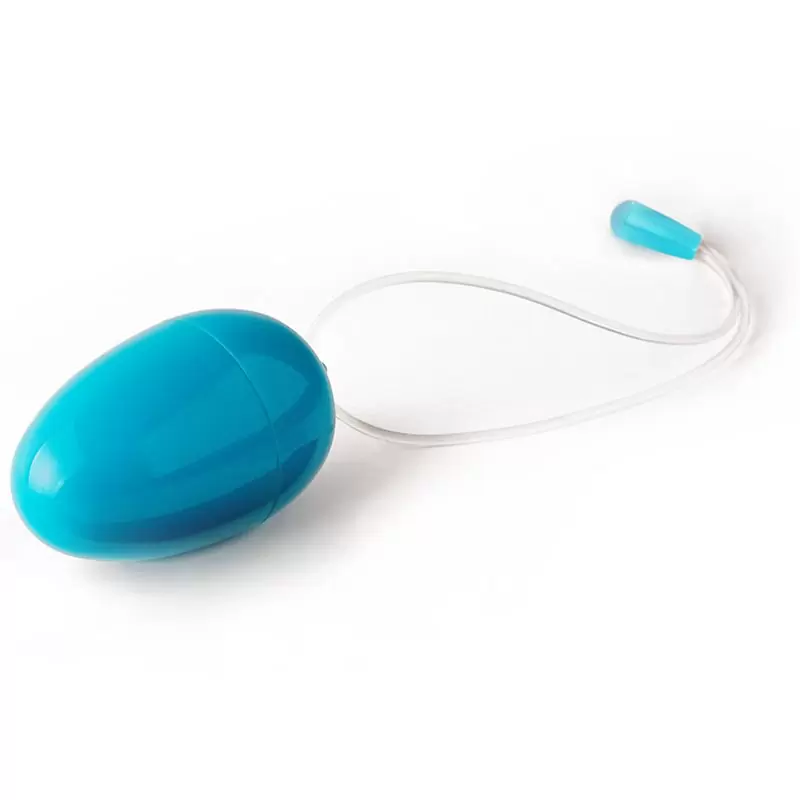 Вибро-яйцо Dew Drop с пультом управления – голубое