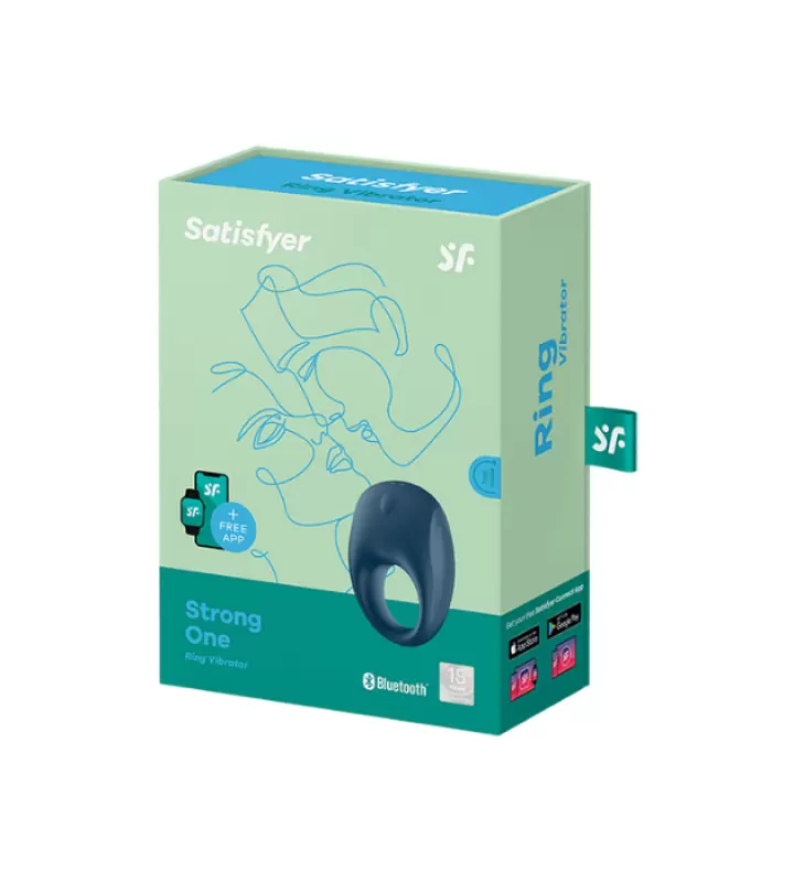 Эрекционное кольцо Satisfyer Strong One с возможностью управления через приложение