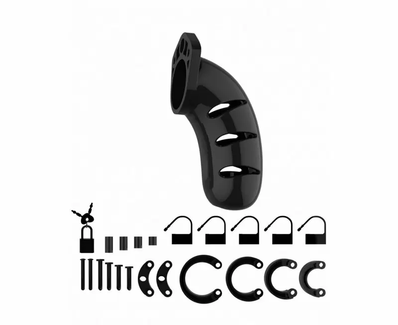 Насадка на пенис из пвх #03 Chastity 4.5 Inch Cock Cage Black