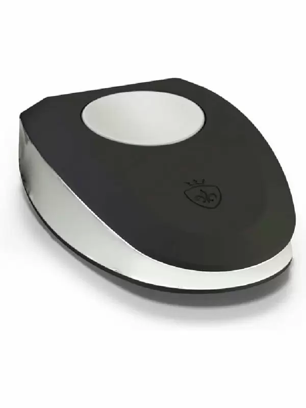 Анальная вибропробка Mystim Buttplug Rocking Vibe S, подключается к источнику электроимпульсов, 9,5 см, черный