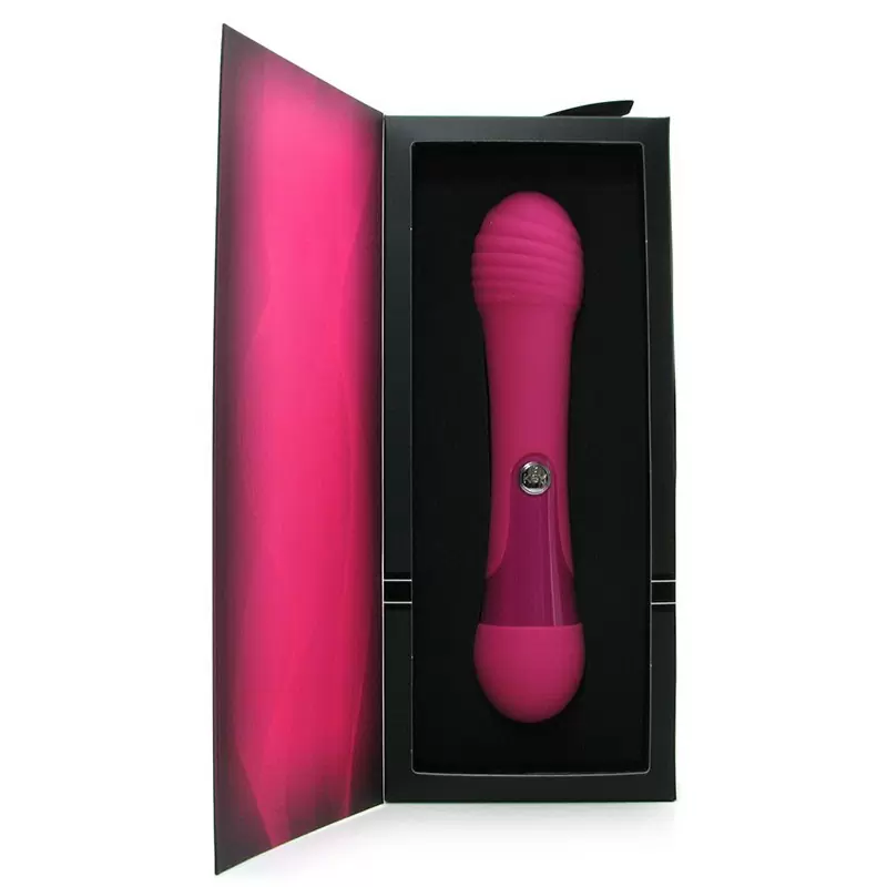 Вибромассажер рельефный Virgo – розовый