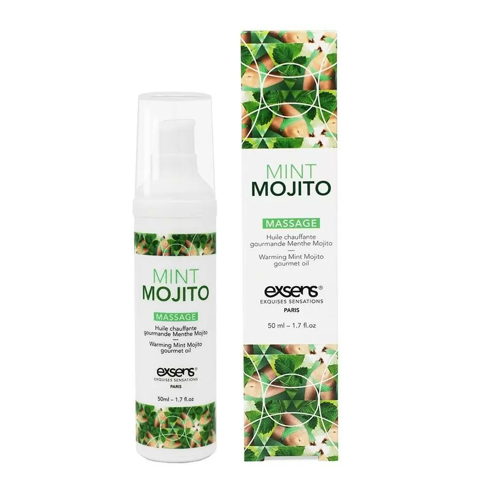 Разогревающее массажное масло Gourmet MINT MOJITO