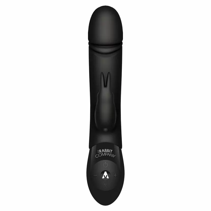 Вибратор-кролик с функцией «толчка» The Rabbit Company Thrusting Rabbit – черный