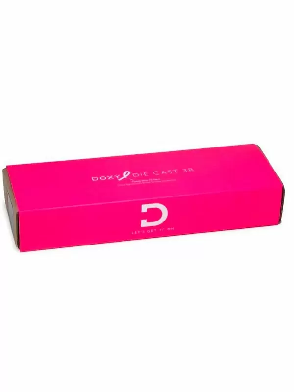 Мощный вибратор Doxy Die Cast 3R, 28 см, силикон, розовый