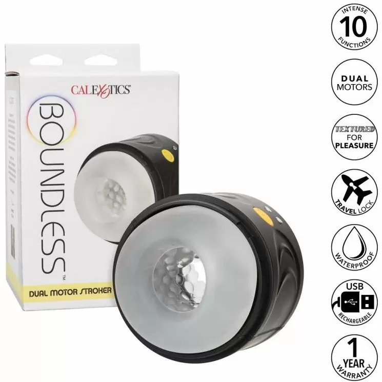 Мастурбатор с вибрацией Boundless Dual Motor Stroker