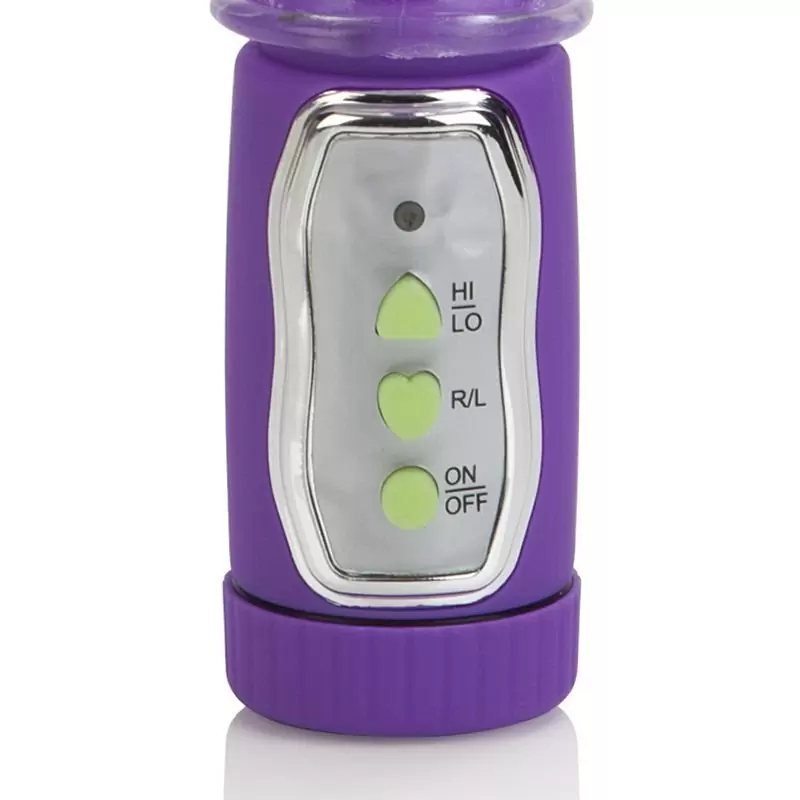 Вибратор для G-точки Shane`s World Co-Ed Bunny Teaser с ротацией – фиолетовый